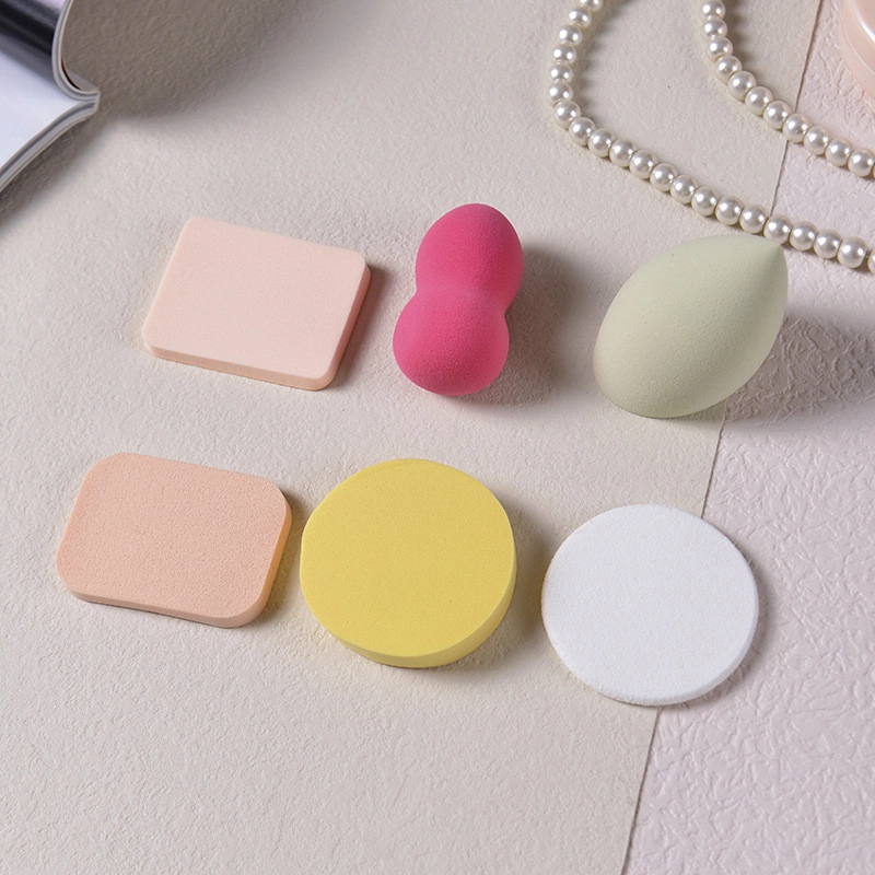 Product image KAHASIL - Spons Make Up 1 Set Isi 6 Makeup Beauty Blender Sponge Bedak Foundation KMJ029 all variant all variant